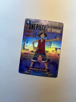 One Piece Monkey D. Luffy College Basketball PROXY 1:1 HIGH GRADE REPLICA - Image 2