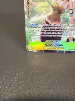 Nico Robin (Alt) OP15-109 R Adventure on KAMI's Island ONE PIECE ENGLISH OP15 - Image 5