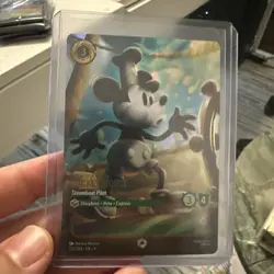 Disney Lorcana Mickey Mouse Steamboat Pilot Enchanted 231/204 - Image 1