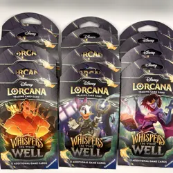 Disney Lorcana Whispers In The Well TCG 🔥 Lot Of 12 Sealed Booster Packs-Mint - Image 2