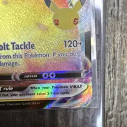 Pokemon Pikachu VMAX SWSH062 Sword & Shield Promo Holo 310HP Electric Card - Image 3