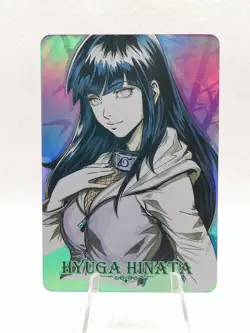 Hyuga / Uzumaki Hinata - Naruto - Comic Styled Anime Game Waifu Card - Image 1