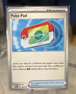 Poke Pad Trainer 081/088 - 2026 Mega evolution Perfect Order - Pokemon Card NM - Image 1