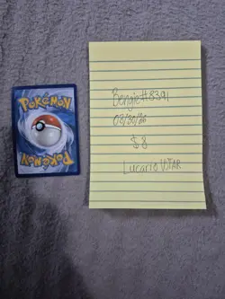 Pokemon Lucario VSTAR Promo Holo Card SWSH291 Sword & Shield Black Star - Image 2