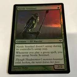 Nettle Sentinel 71 Eventide FOIL MTG TCG CARD NM - Image 1
