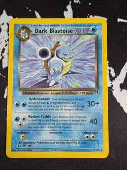 Dark Blastoise - 4/110 Legendary Collection Non-Holo Rare Pokemon Trading Card - Image 1