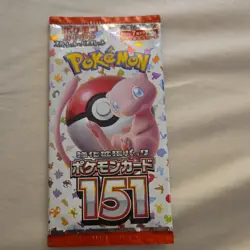 Pokemon TCG Scarlet & Violet 151 Booster Pack Japanese 7 Cards - Image 1