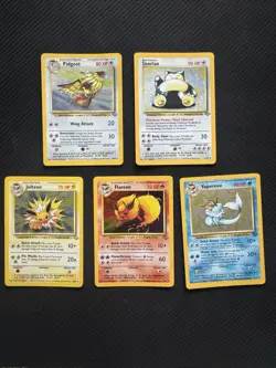 Pokemon Cards 100% Complete Set Jungle /64 Nintendo WOTC 1999 Vintage Snorlax - Image 3