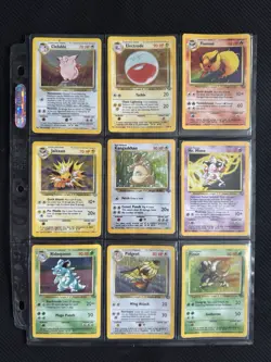 Pokemon Cards 100% Complete Set Jungle /64 Nintendo WOTC 1999 Vintage Snorlax - Image 5