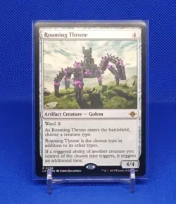 Magic the Gathering The Lost Caverns of Ixalan Roaming Throne NM English - Image 1