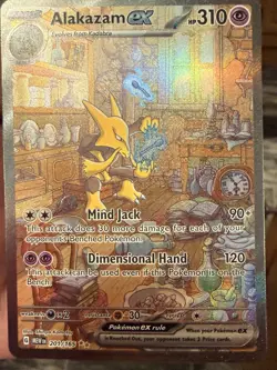 Alakazam ex 201/165 - S&V 151 - Special Illustration Rare - Pokemon TCG Card NM - Image 1
