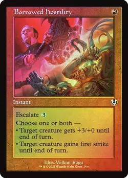 Borrowed Hostility (Retro Foil) - Uncommon - INR - Magic MTG NM - Image 1