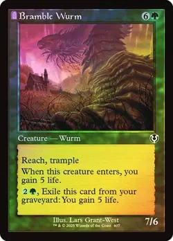 Bramble Wurm (Retro Foil) - Uncommon - INR - Magic MTG NM - Image 1