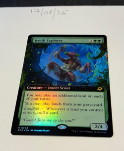 Magic the Gathering MTG Icetill Explorer x1 Rare Extended FOIL Card NM/M - Image 1