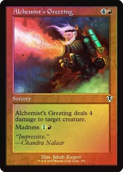 Alchemist's Greeting (Retro Foil) - Uncommon - INR - Magic MTG NM - Image 1