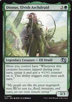 Dionus, Elvish Druid (Anime) Foundations Jumpstart Regular - Image 1