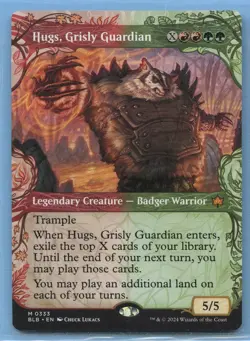 MTG: Bloomburrow: SHOWCASE: Hugs, Grisly Guardian - Image 1