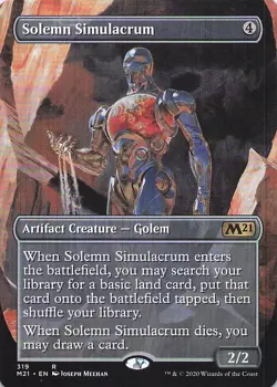 Solemn Simulacrum (Borderless) Core Set 2021 Regular - Image 1