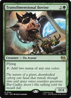 Transdimensional Bovine R Teenage Mutant Ninja Turtles 134 NM - Image 1