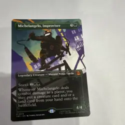 Magic: The Gathering Michelangelo, Improviser TMNT 0219 Legendary Creature - Image 1