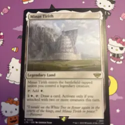 MTG Minas Tirith LOTR: Tales of Middle Earth #256, Excellent Condition MTG - Image 1