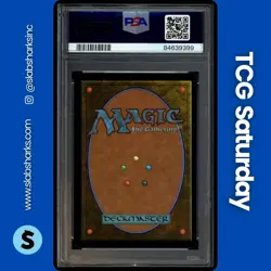 2023 MAGIC: THE GATHERING LORD OF RINGS TALES MIDDLE-EARTH #0380 ONE RING PSA 9 - Image 2