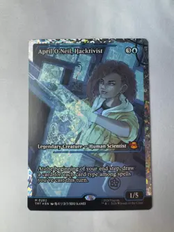 MTG April O'Neil Hacktivist Showcase Fracture Foil TMT 0292 - Image 1
