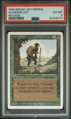 1994 MTG REVISED WANDERLUST PSA 6 - Image 1