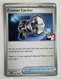 Counter Catcher 160/182 Pokemon TCG Paradox Rift Prize Pack Series Non-Holo LP - Image 1
