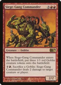 Siege-Gang Commander - Foil M10 LP MTG - Image 1