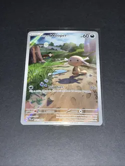 Paldean Wooper (102/094) IR~ Mint/NM Phantasmal Flames 2025 Full-Art Pokemon TCG - Image 1