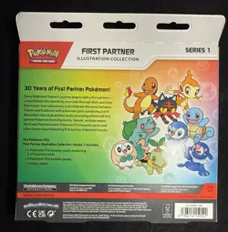 Pokemon First Partner Illustration Collection Box Series 1 New Factory Sealed - Image 2