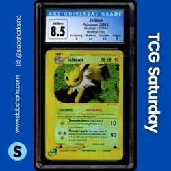 2003 POKEMON SKYRIDGE #13/144 JOLTEON REVERSE HOLO CGC 8.5 - Image 1
