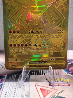 Pokemon Mega Zygarde ex Gold Hyper Rare 124/088 Perfect Order (SEE DESCRIPTION!) - Image 3