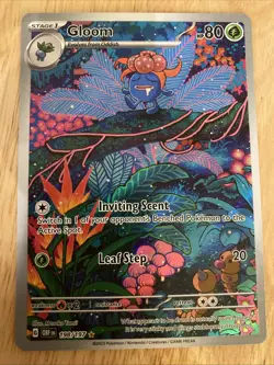 Gloom 198/197 SV03: Obsidian Flames Pokemon TCG NM/M - Image 1