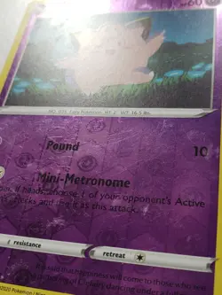 REVERSE HOLO Clefairy 063/185 PL - Vivid Voltage Pokemon Card - HYOGONOSUKE Art - Image 2