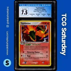 2006 POKEMON NINTENDO BLACK STAR PROMOS #034 TYPHLOSION HOLO CGC 7.5 - Image 1