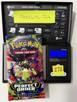(NEW)🔥 22.46g Pokemon TCG Perfect Order Booster Pack Factory Sealed✅ - Image 1