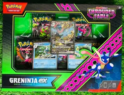 Pokemon Shrouded Fable Greninja ex 132 SIR Box - Image 1