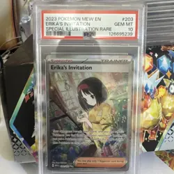 PSA 10 Erika’s Invitation 203/165 2023 Pokemon Scarlet & Violet 151 English - Image 1
