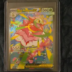 Pokemon Mega Meganium EX 272/217 ASC Full Art Holo EX Ancient Animal - Image 1
