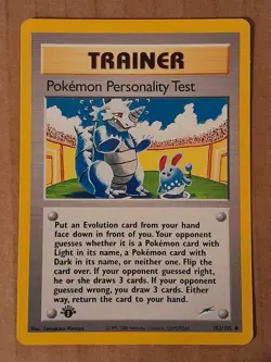 Pokemon Personality Test 102/105 1st Edition NEO Destiny LP-NM See Pictures - Image 1