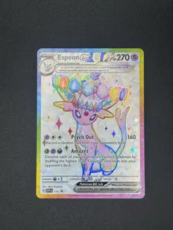 Pokemon TCG Espeon EX SVP 125 Black Star Promo - Image 1