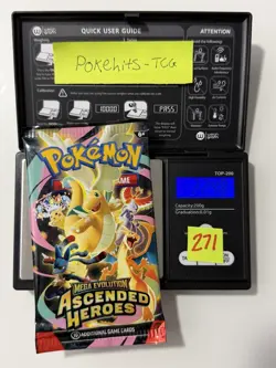 (NEW)🔥 22.48g Pokemon TCG Ascended Heroes Booster Pack Factory Sealed✅ - Image 1