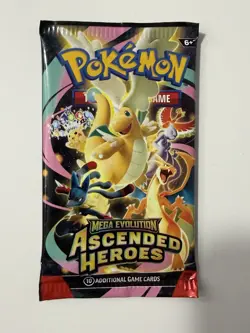 (NEW)🔥 22.48g Pokemon TCG Ascended Heroes Booster Pack Factory Sealed✅ - Image 2