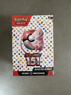 Pokemon Scarlet & Violet 151 Booster Bundle Box Mew 6 Booster Packs English - Image 1