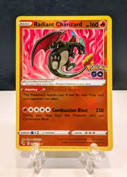Pokemon GO Radiant Charizard 011/078 Holo - Image 2
