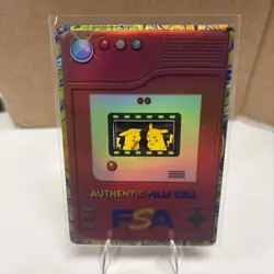 Authentic film Cell Pikachu fighting Pikachu 2000 movie FSA film Pokemon Movie - Image 1
