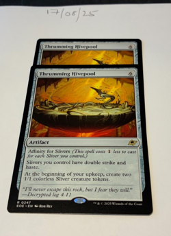 Magic the Gathering MTG Thrumming Hivepool x2 Rare Cards NM/M Eternities - Image 1