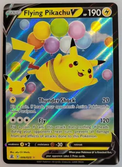 Flying Pikachu V 006/025 Pokemon Celebrations Holo NM (1 of 6) - Image 1